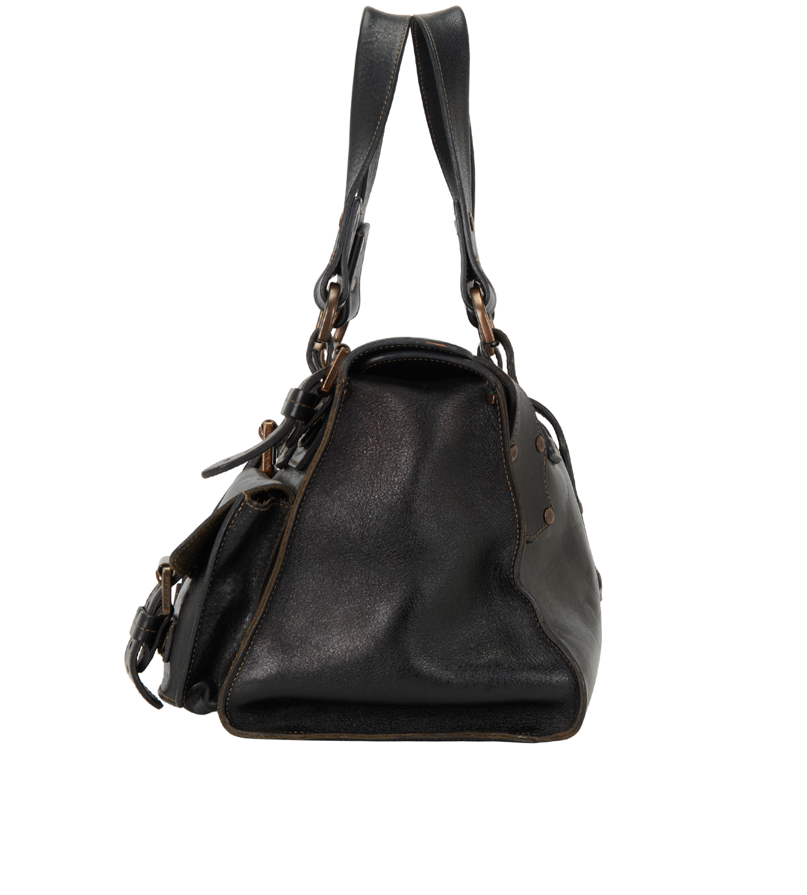 Roxanne, &pound;220, Handbags, Black, Leather, Bottom view